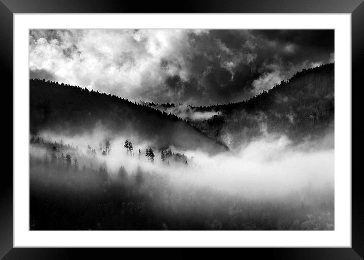 Moody Morning Framed Mounted Print by Pauline Lewis