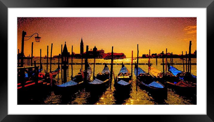 Venice Italy Framed Mounted Print by Scott Anderson