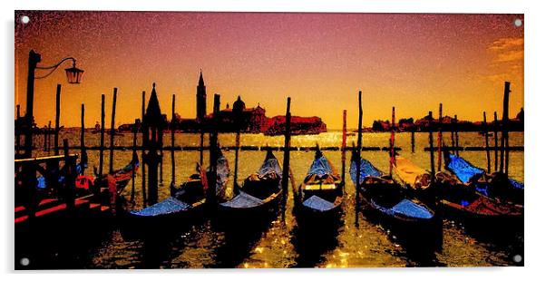 Venice Italy Acrylic by Scott Anderson