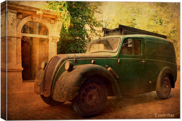 Morris Eight Canvas Print by Fine art by Rina