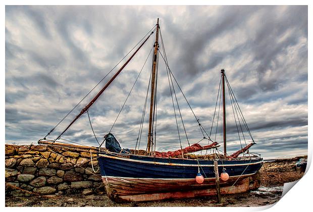 Old Boat Print by Sam Smith