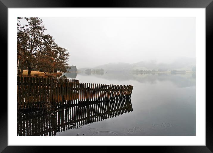 Misty Autumn Morning Framed Mounted Print by Jacqi Elmslie