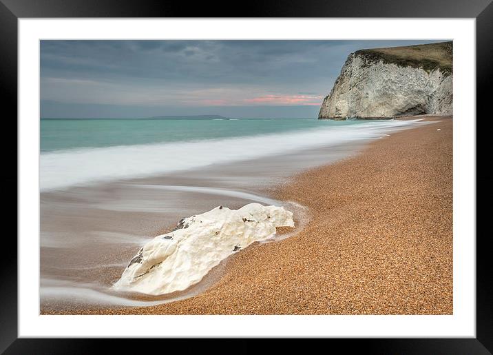 Bats Head at Durdle Door Framed Mounted Print by Chris Frost