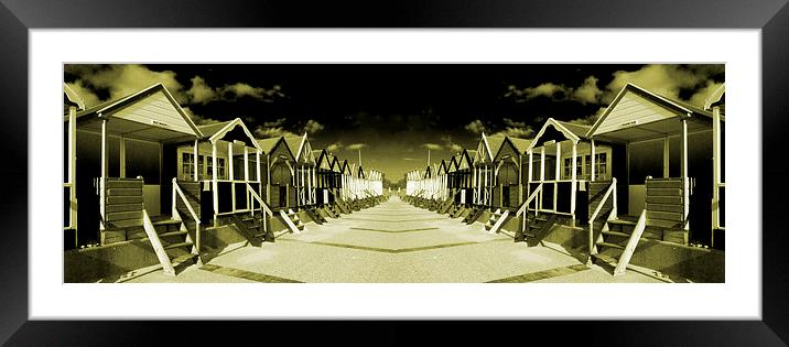 Southwold Reflected Framed Mounted Print by Rob Hawkins