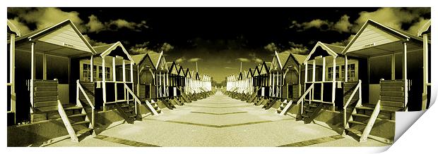 Southwold Reflected Print by Rob Hawkins