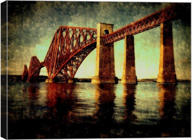forth rail bridge Canvas Print by dale rys (LP)
