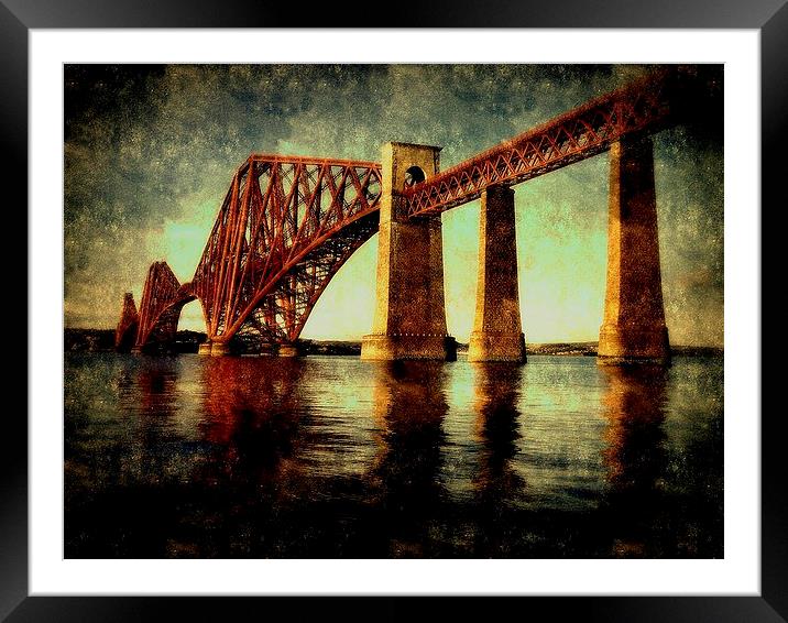 forth rail bridge Framed Mounted Print by dale rys (LP)