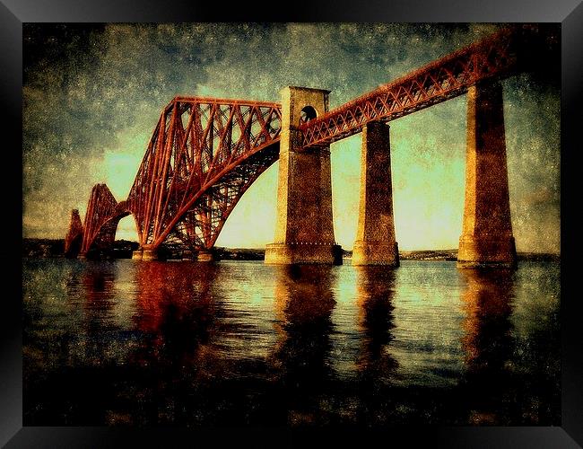 forth rail bridge Framed Print by dale rys (LP)