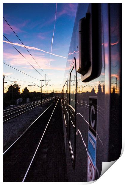 Passing Sunset Print by Keith Thorburn EFIAP/b