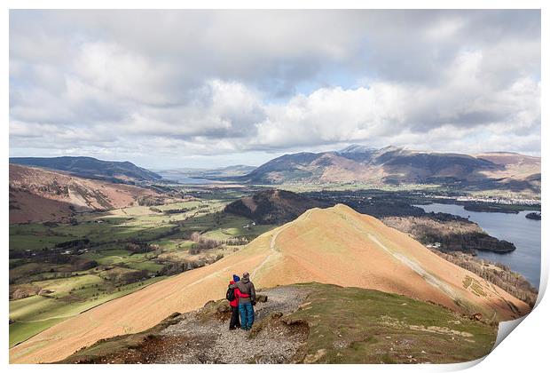 Skiddaw View Print by Gary Finnigan