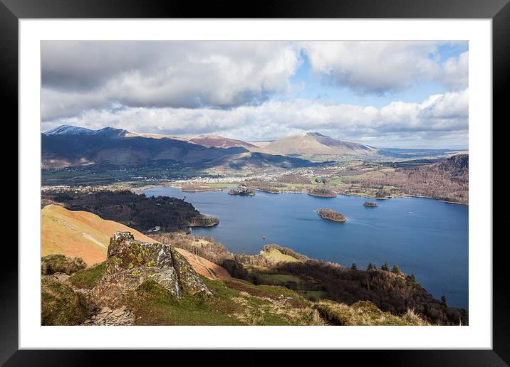 Blencathra View Framed Mounted Print by Gary Finnigan