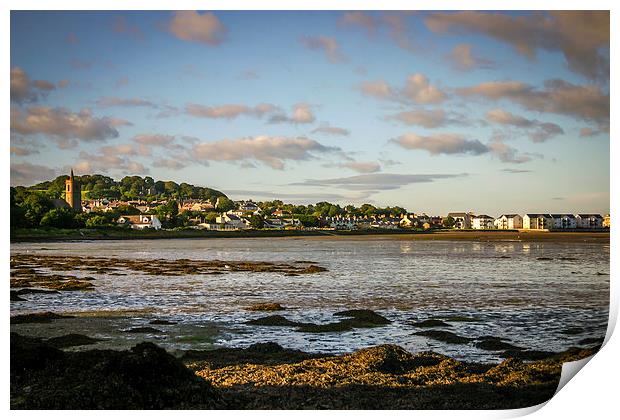 Dundrum Village sunset Print by David McFarland