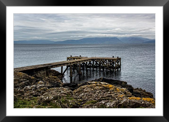 Jetty Framed Mounted Print by Sam Smith