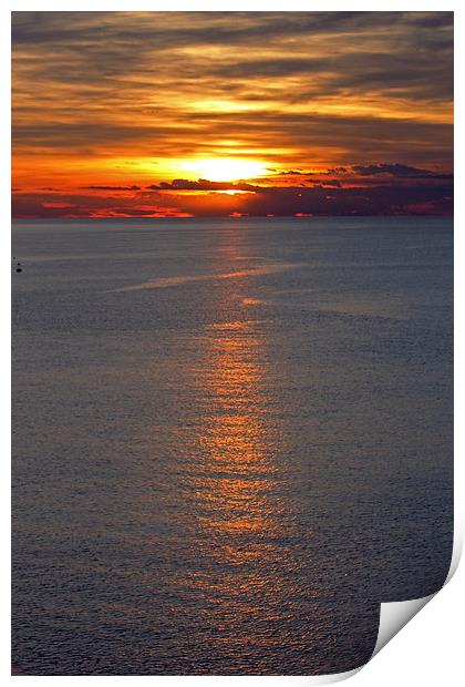 Adriatic Sunset Print by Tony Murtagh
