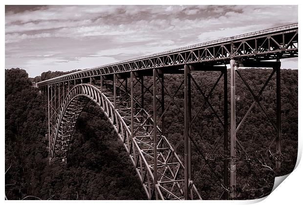 New River Gorge Bridge Print by James Drake
