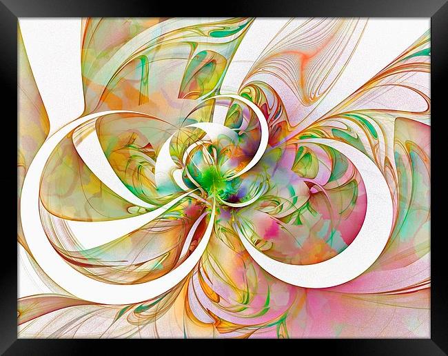 Tendrils 06 Framed Print by Amanda Moore