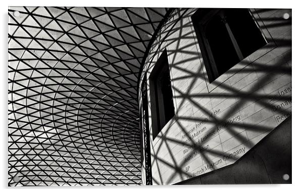 British Museum, London Acrylic by Scott Anderson