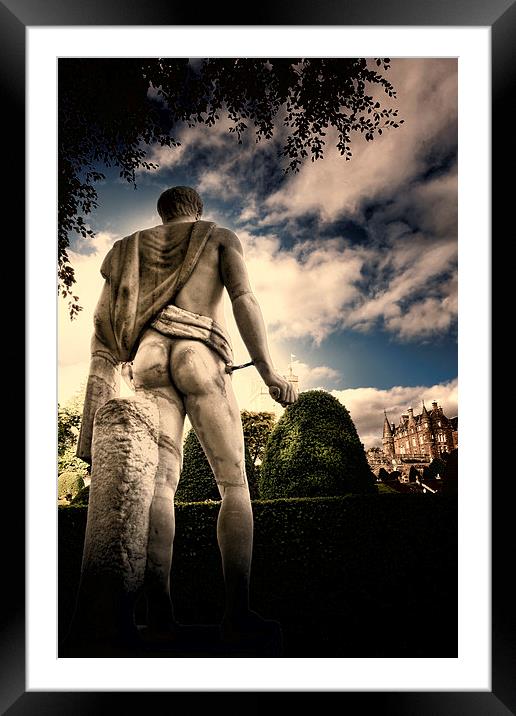 The Bums Rush Framed Mounted Print by Fraser Hetherington