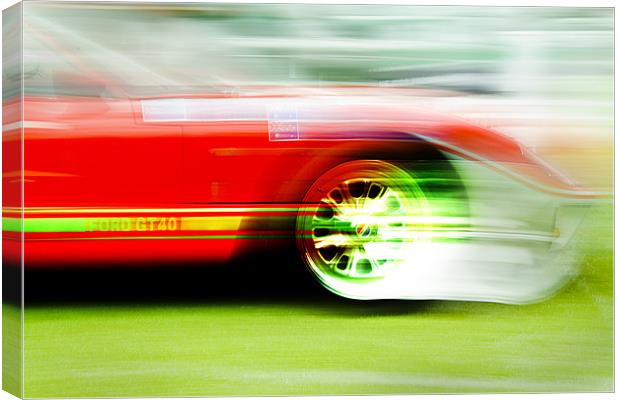 GT40 - just a blur Canvas Print by Jim Filmer