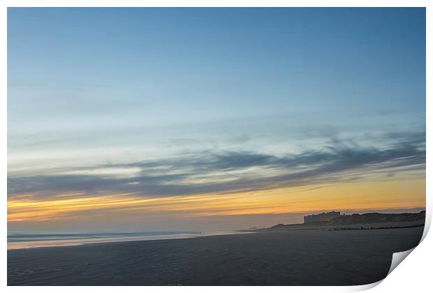 Sunset on the West Coast Print by Ian Jones