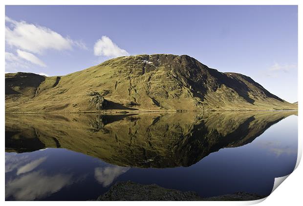 The Tranquility Of Crummock Water Print by James Lavott