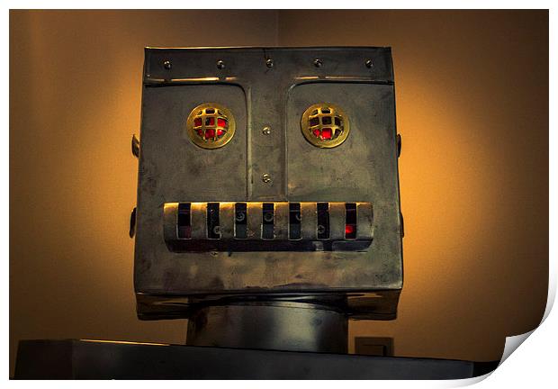 The Happy Robot Print by Neal P