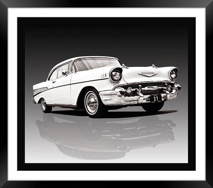 American Classic - Chevrolet Framed Mounted Print by mark tudhope