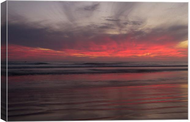 West coast sunset Canvas Print by Ian Jones