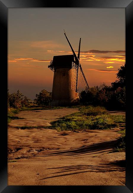 Bidston hill windmill Framed Print by Robert Fielding