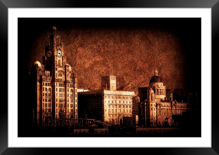 The three graces Framed Mounted Print by sue davies