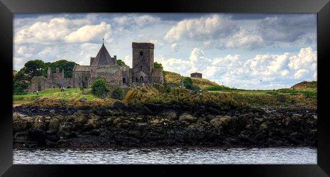 The Abbey by the Sea Framed Print by Tom Gomez