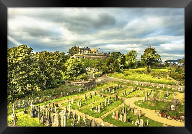 Stirling Castle from Holy Rude Framed Print by Tylie Duff Photo Art