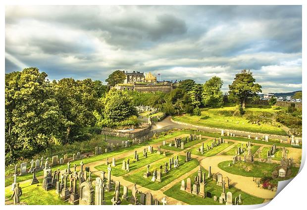 Stirling Castle from Holy Rude Print by Tylie Duff Photo Art