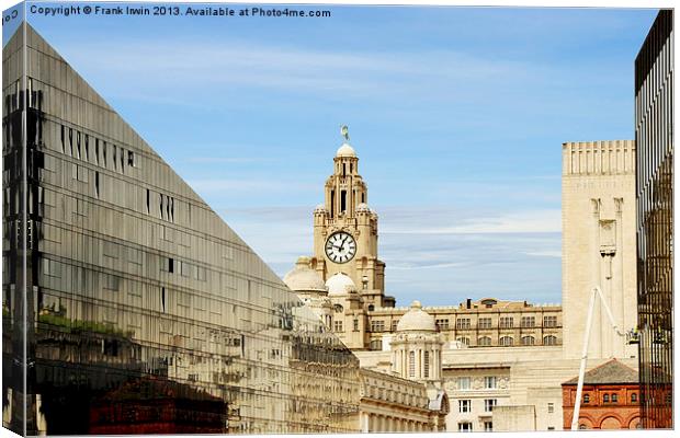 Liverpools changing achitecture Canvas Print by Frank Irwin