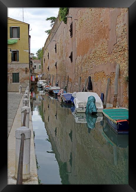 Reflections in canal Framed Print by Tony Murtagh