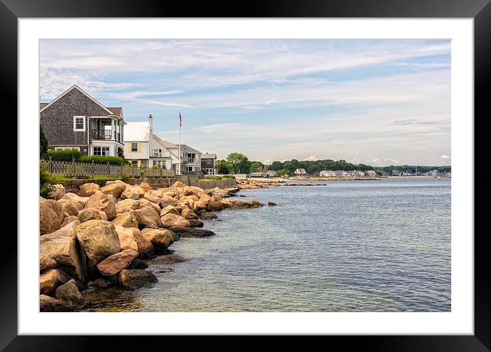 Summer at the Shore Framed Mounted Print by Marianne Campolongo