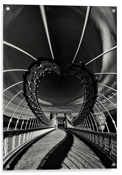 Conwy Bridge, Wales Acrylic by Scott Anderson