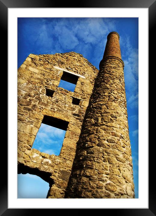 Cornish Tin Mine Framed Mounted Print by Scott Anderson