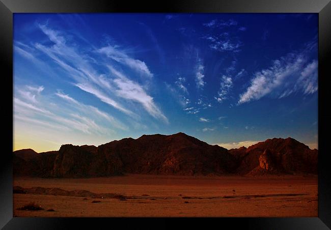 Egyptian Desert Framed Print by Scott Anderson