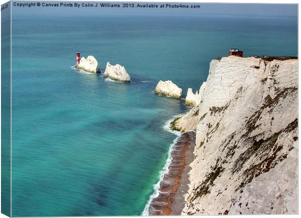The Needles - Isle of Wight Canvas Print by Colin Williams Photography