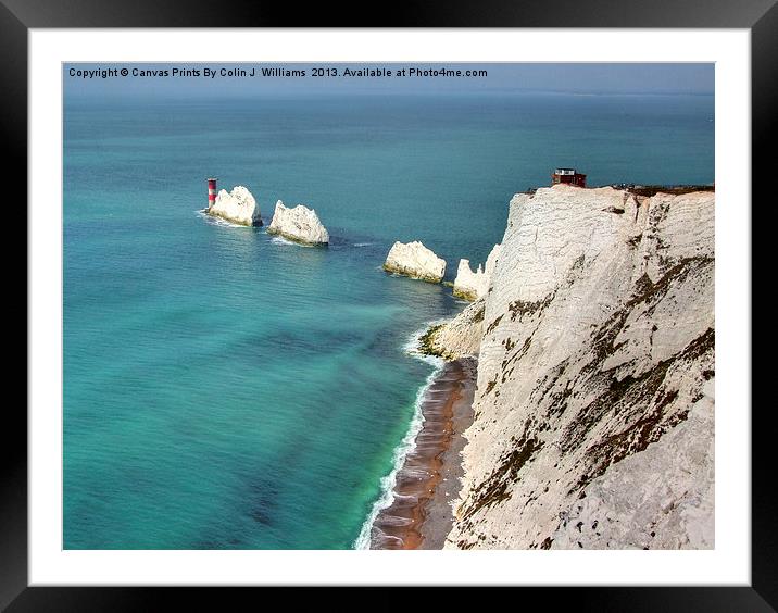 The Needles - Isle of Wight Framed Mounted Print by Colin Williams Photography