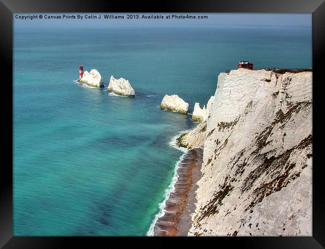 The Needles - Isle of Wight Framed Print by Colin Williams Photography