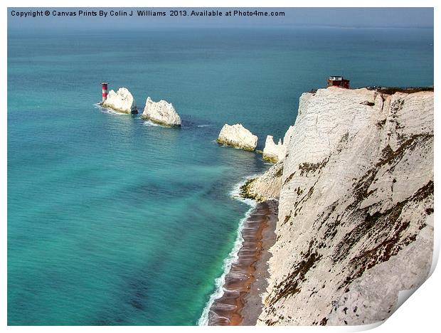 The Needles - Isle of Wight Print by Colin Williams Photography