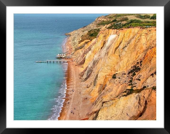 Alum Bay Isle of wight Framed Mounted Print by Colin Williams Photography