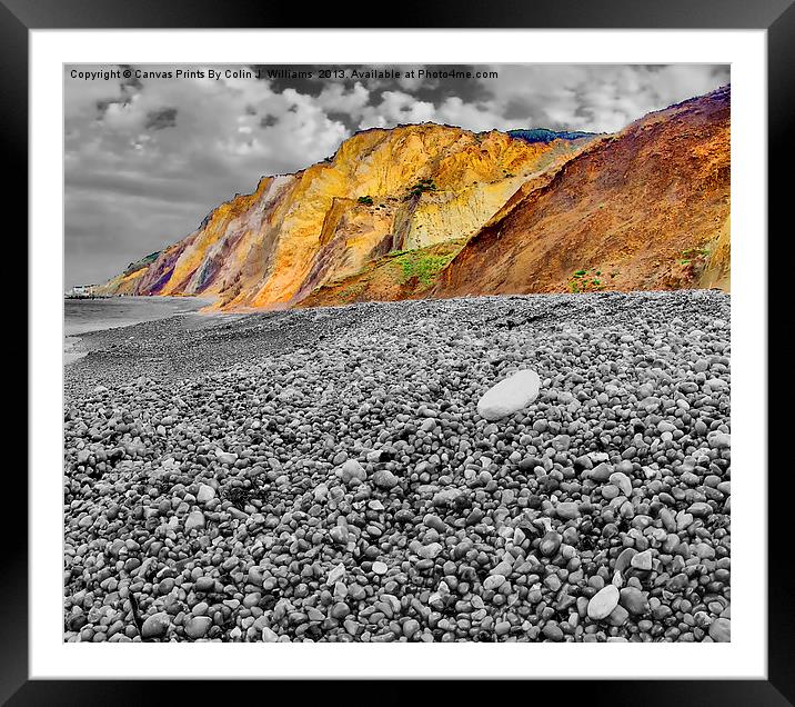 Alum Bay Isle of wight 4 Framed Mounted Print by Colin Williams Photography