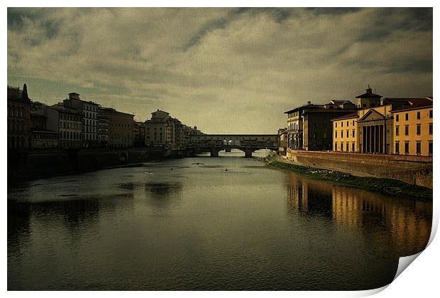 Ponte Vecchio No. 2 Print by Belinda Greb