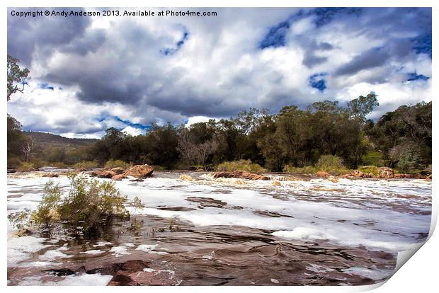 Walyunga National Park Print by Andy Anderson