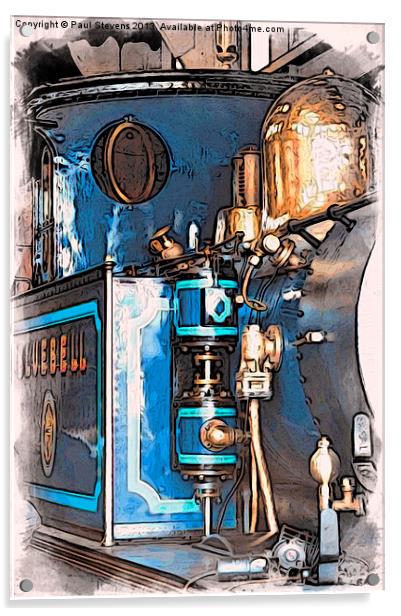 The Bluebell Acrylic by Paul Stevens