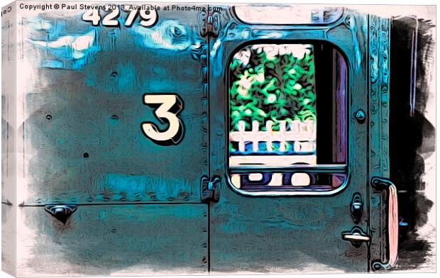 Train 4279 Canvas Print by Paul Stevens