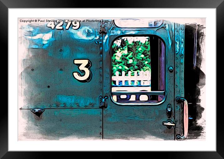 Train 4279 Framed Mounted Print by Paul Stevens
